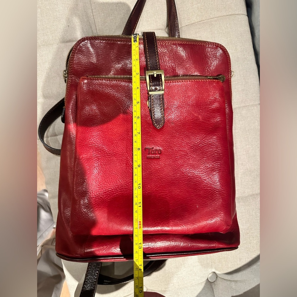 Italian Leather Backpack - Picture 10 of 14